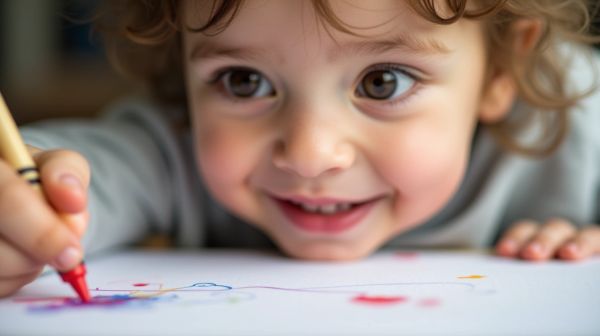 Comment immortaliser l'expression d'un enfant au crayon