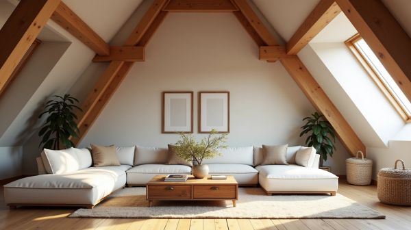 Transformez vos combles en un espace de vie tendance avec Harnois